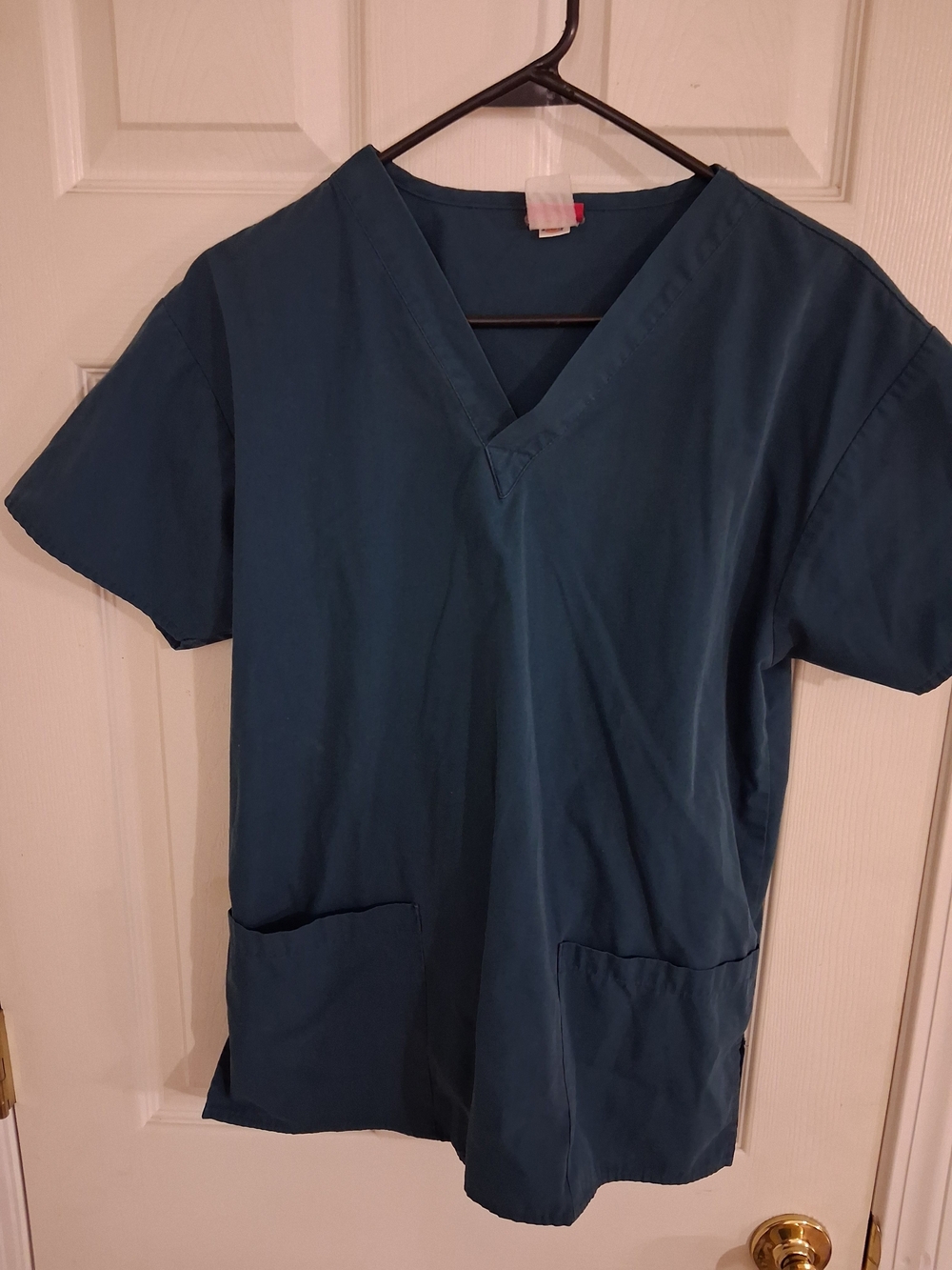 Dickies Men's V-Neck Scrub Top & Bottom - Navy Blue